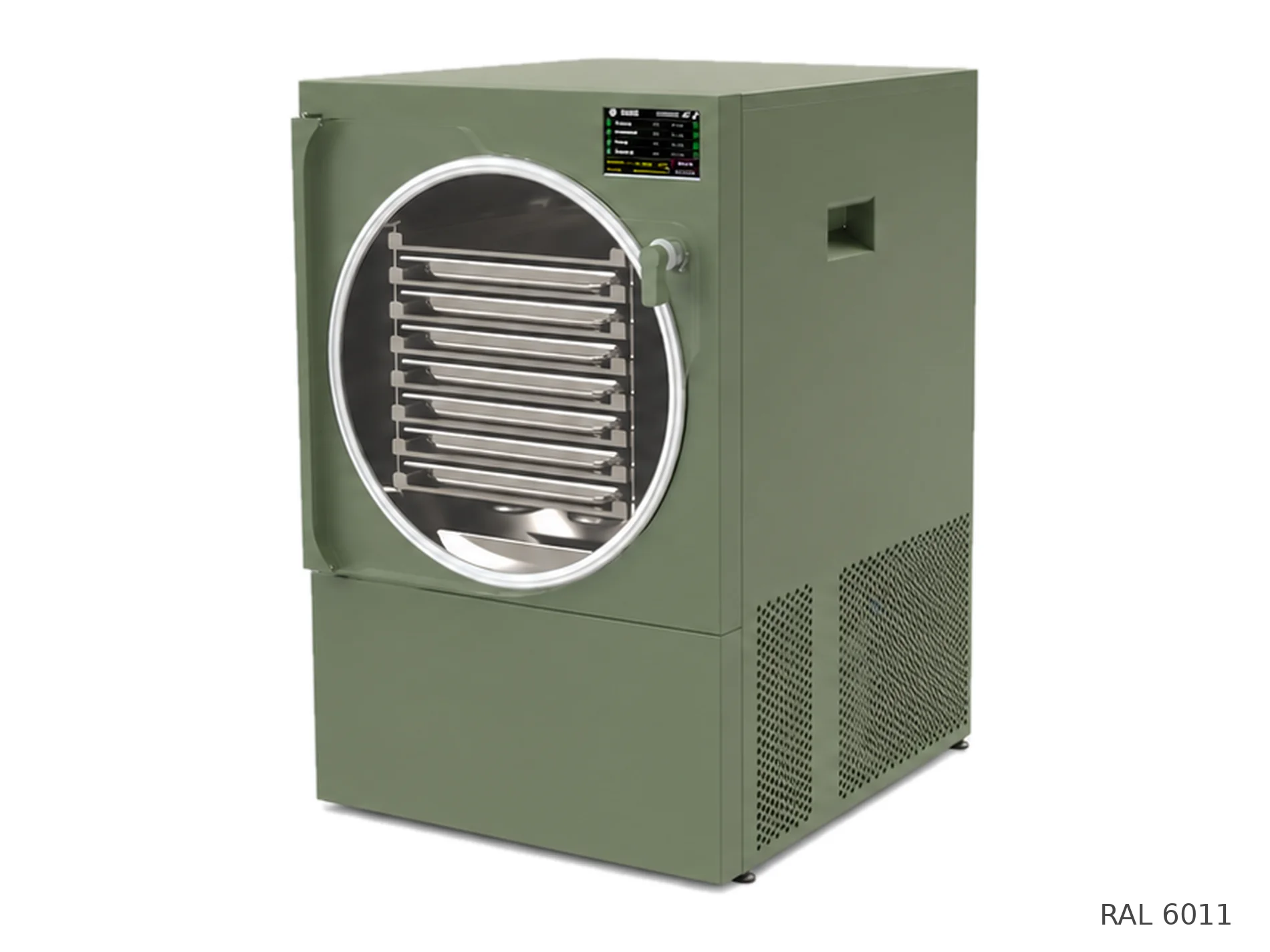 LEO-004L freeze dryer — RAL 6011 finish