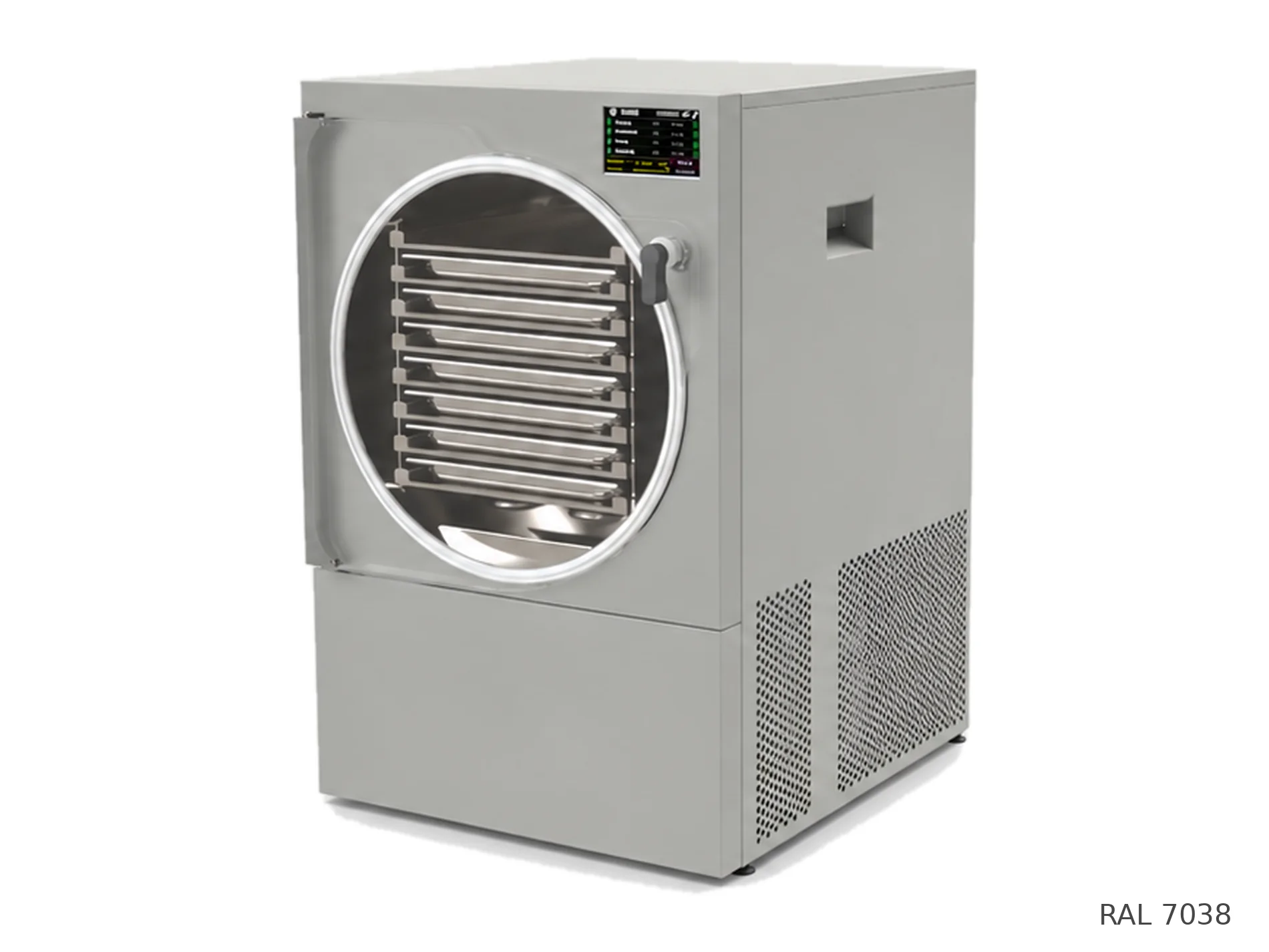 LEO-004L freeze dryer — RAL 7038 finish