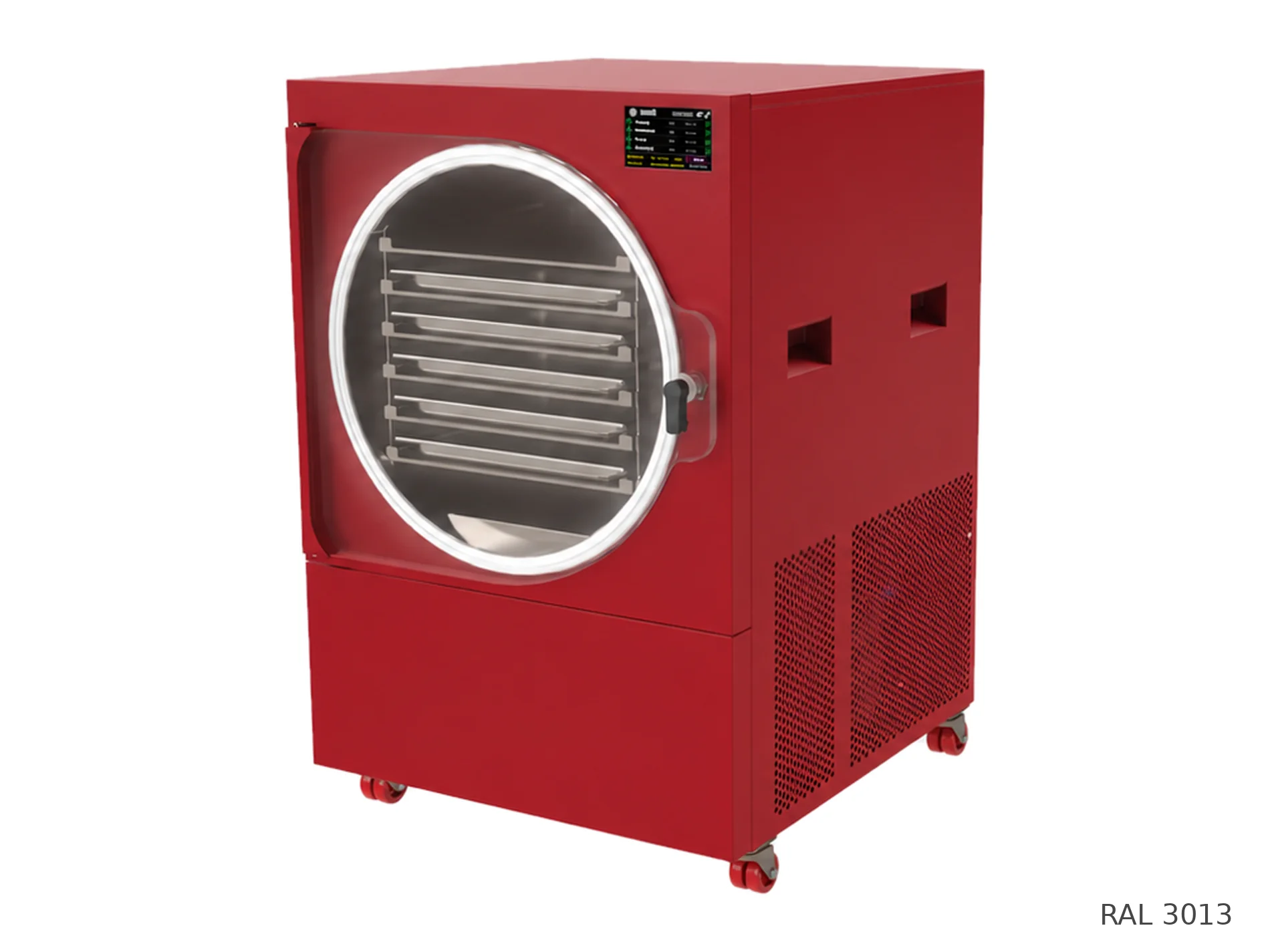 LEO-007 freeze dryer — RAL 3013 finish