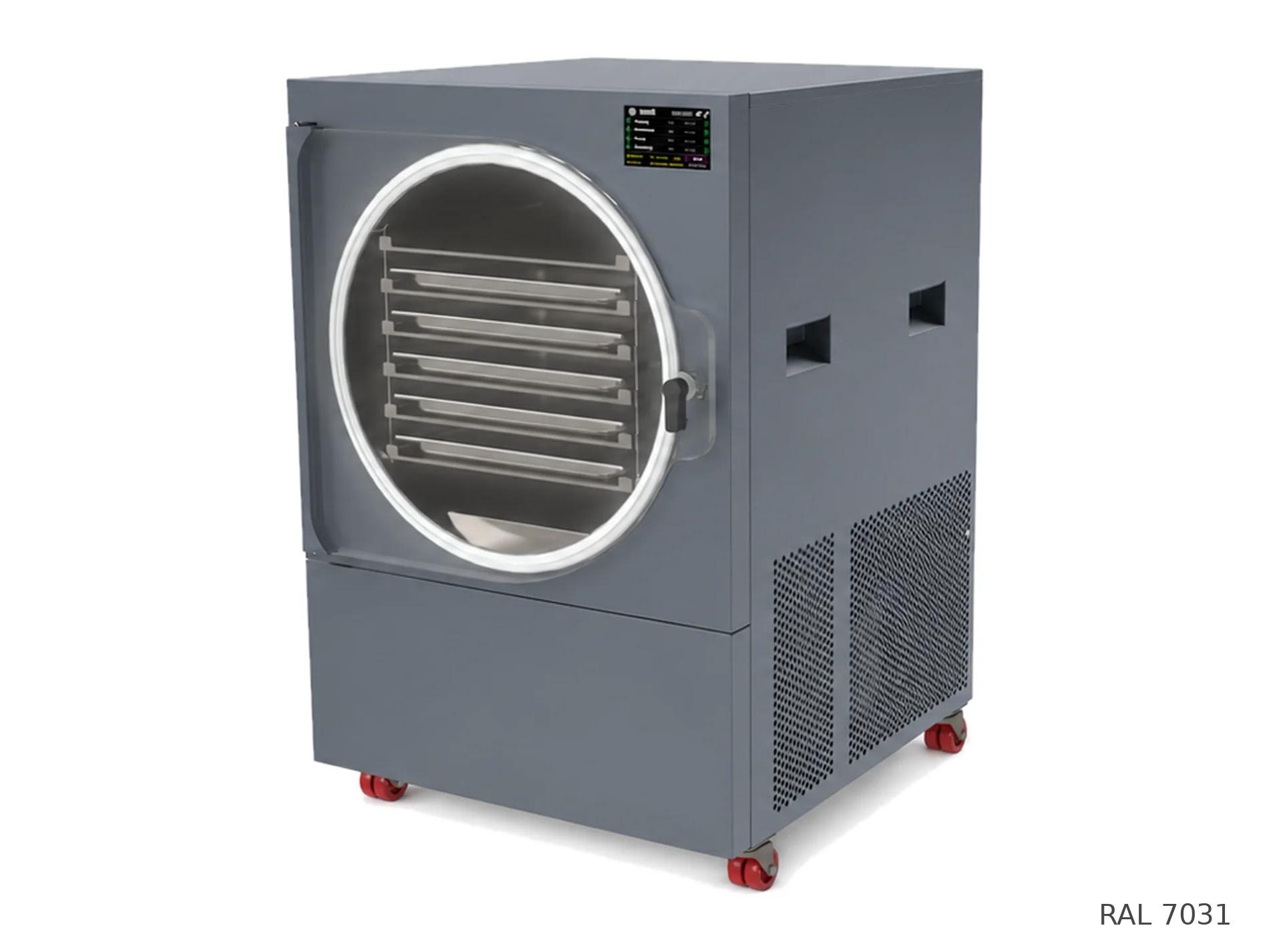 LEO-007 freeze dryer — RAL 7031 finish