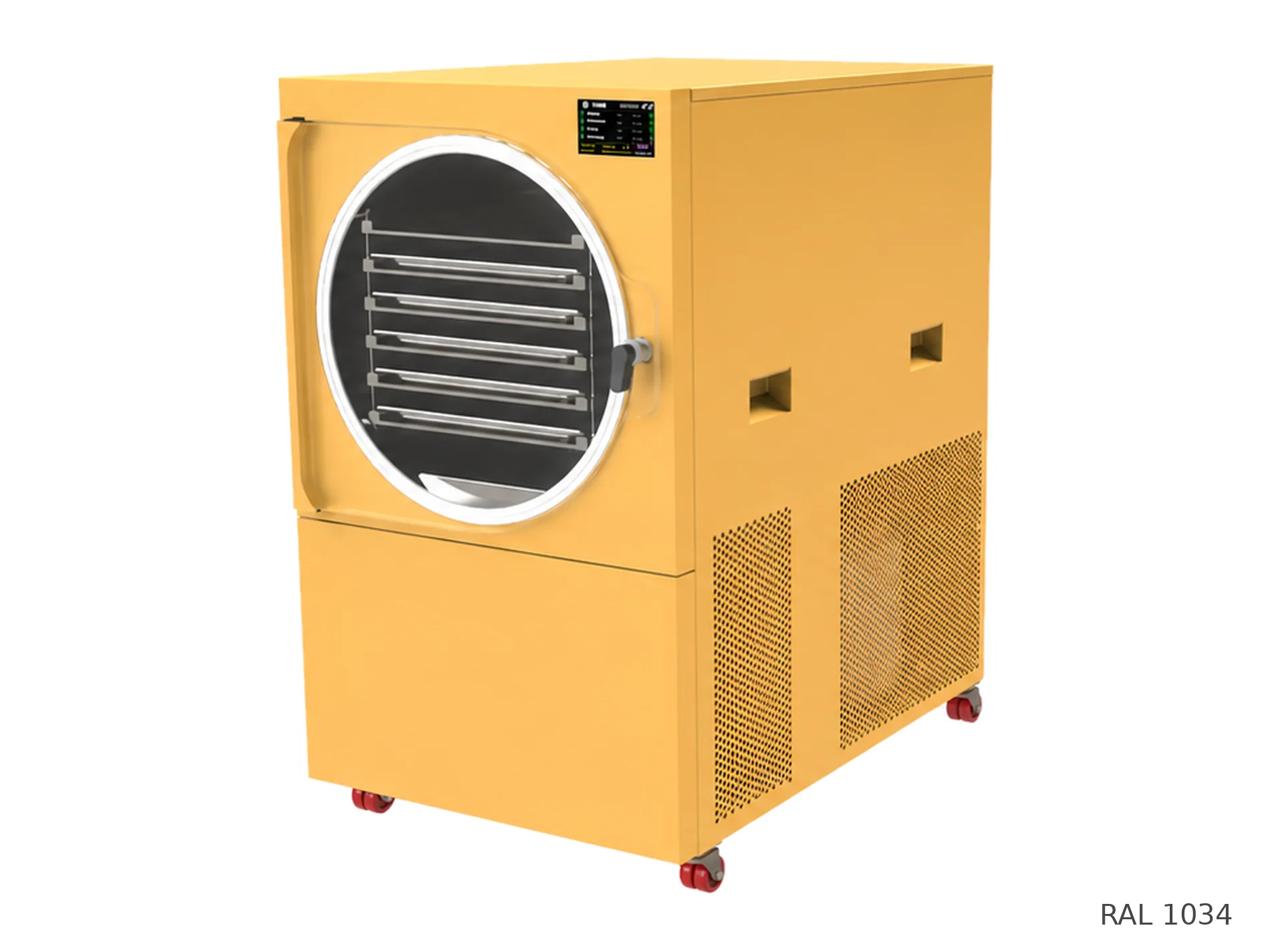 LEO-010 freeze dryer — RAL 1034 finish