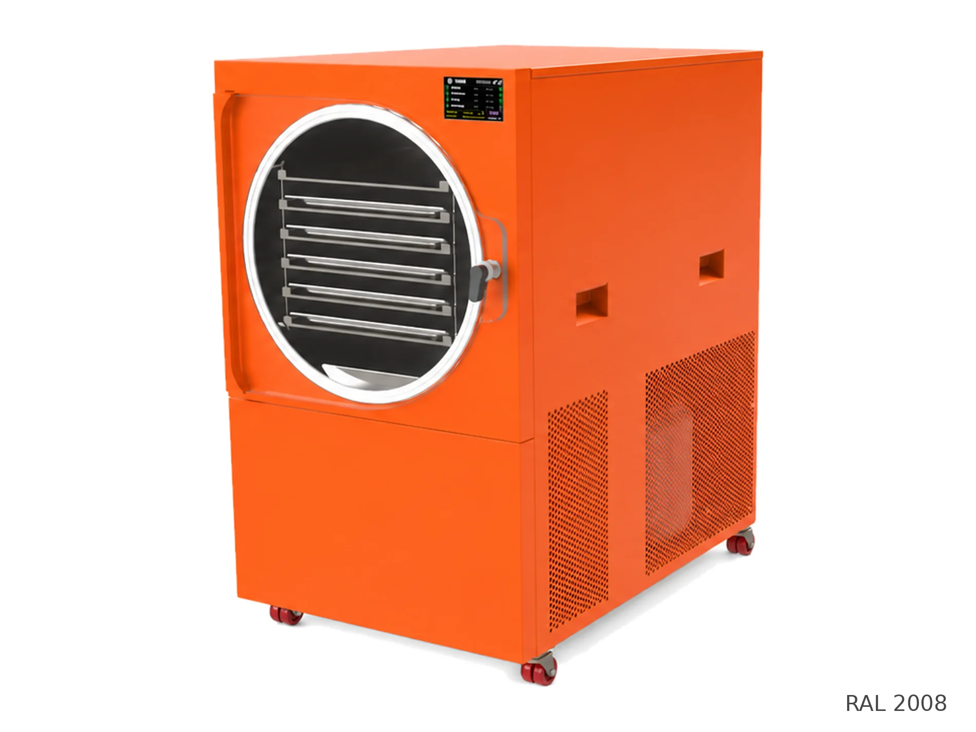 LEO-010 freeze dryer — RAL 2008 finish