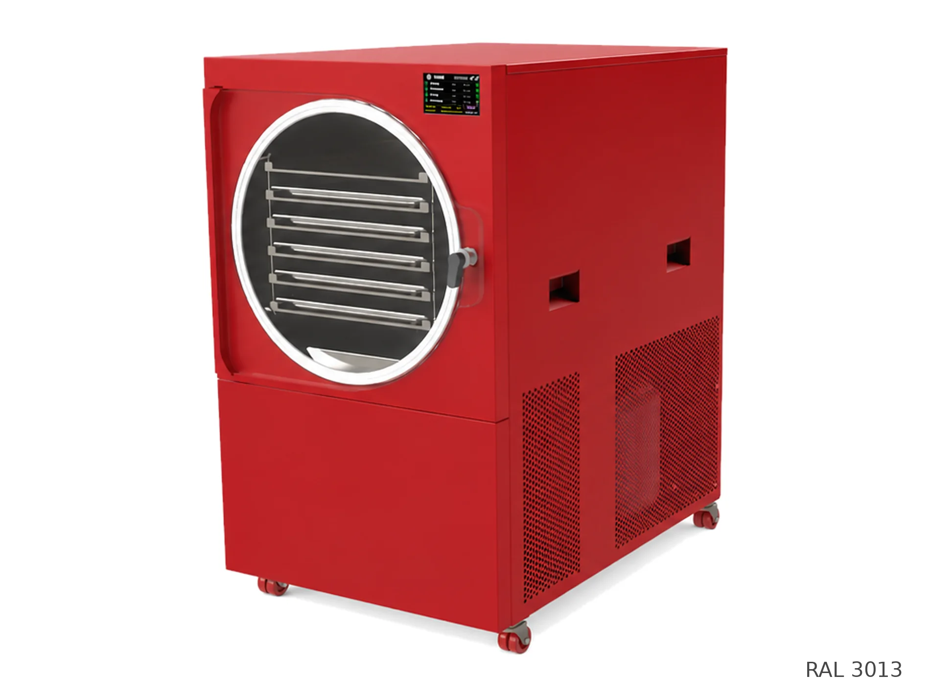 LEO-010 freeze dryer — RAL 3013 finish