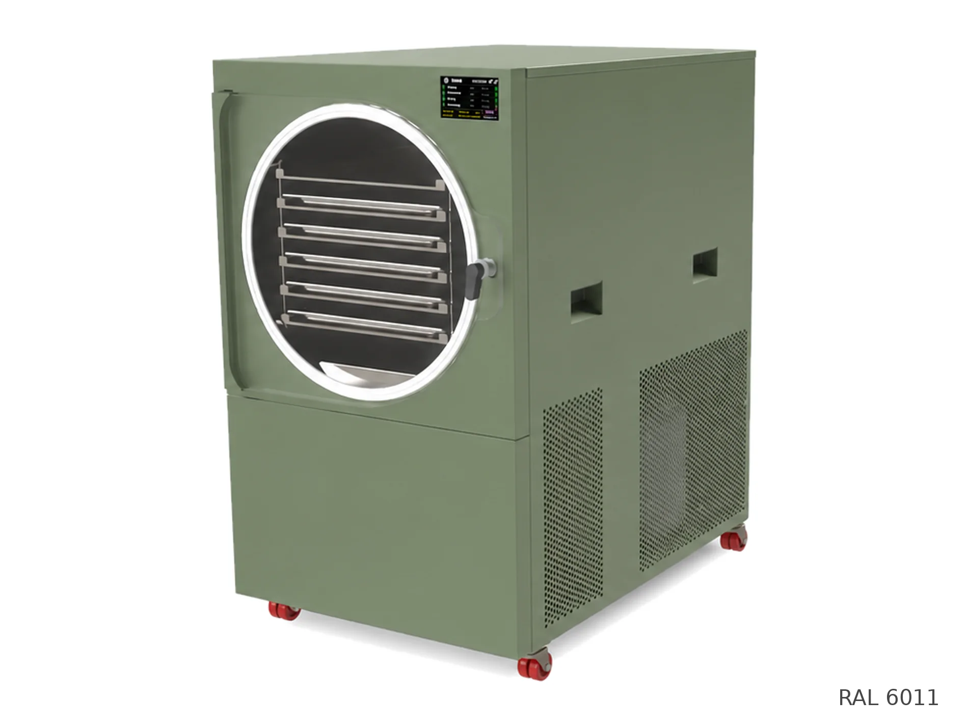 LEO-010 freeze dryer — RAL 6011 finish