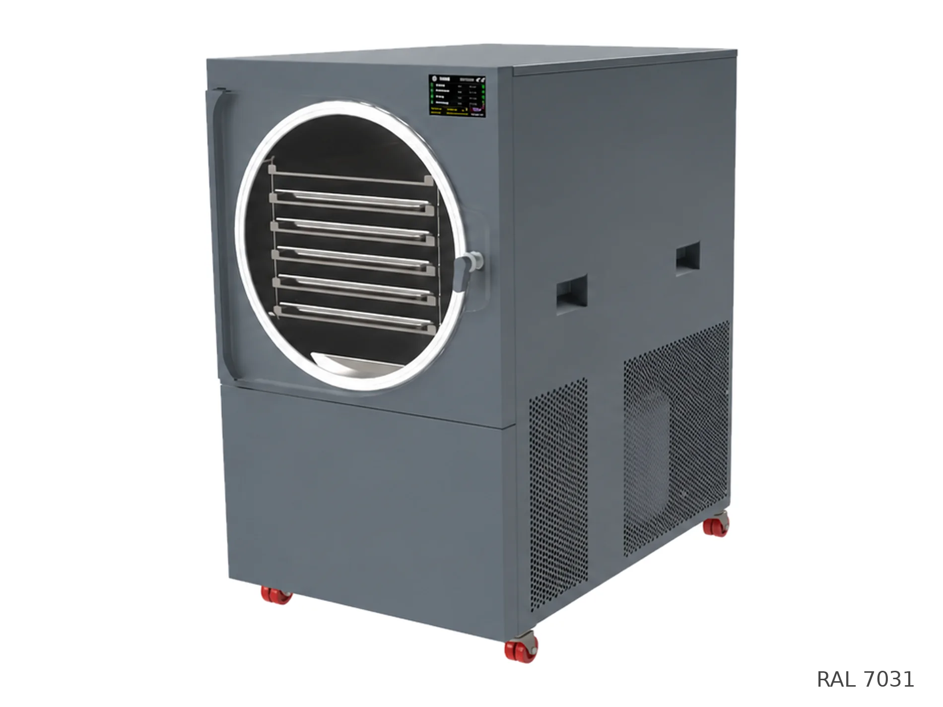 LEO-010 freeze dryer — RAL 7031 finish
