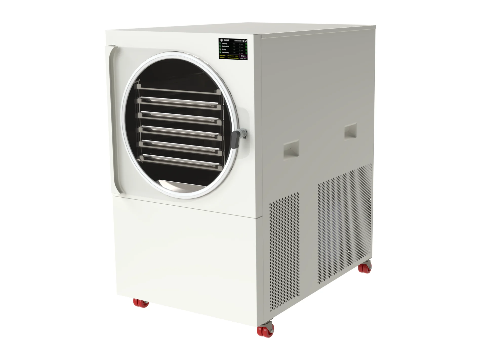 LEO-010 — Compact freeze dryer, Traffic White